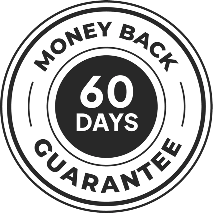 Nerveryn 60-day money-back guarantee badge